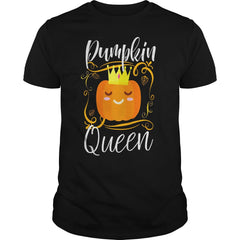 Pumpkin Queen Cute Pumpkin Spice Season Halloween T-shirt