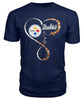 Image of Pittsburgh-steelers Love Collection T-shirt 2018