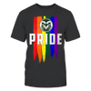 Image of Grunge LGBT Pride Flag - Colorado State Rams