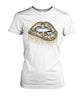 Image of New Orleans Saints Lips T-shirt