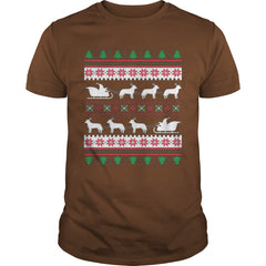 AUSTRALIAN CATTLE DOG SANTA'S REINDEER CHRISTMAS UGLY SWEATER