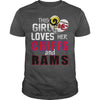Image of This Girl Loves Her Chiefs And Rams TShirt