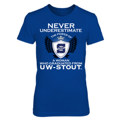 Wisconsin Stout Blue Devils - Never Underestimate The Power Of A Woman