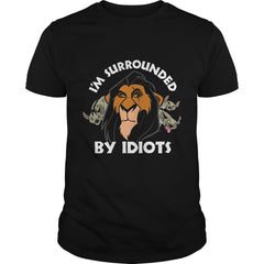 Disney Lion King Scar Surrounded by Idiots Graphic T-Shirt