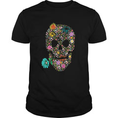 HAPPY HALLOWEEN day or eve SKULL SHIRT Horror Party Outfit T