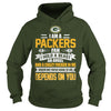 Image of I am a packers fan depend on you