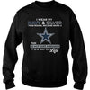 Image of I WEAR MY NAVY AND SILVER DALLAS COWBOYS