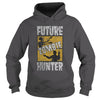 Image of Future Zombie Hunter Funny Halloween Distressed T-Shirt