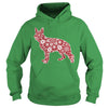 Image of Christmas Snowflakes German Shepherd Shirt