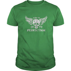 Vintage Made In 1979 Birthday Gift T-Shirt Skull