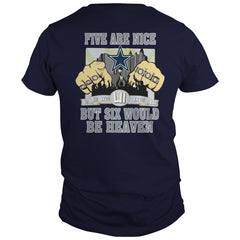five are nice  cowboys