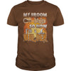 Image of BUILDER Halloween Shirts My Broom broke T Shirts