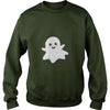 Image of cute happy ghost smiling happily