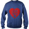 Image of Funny Cat Love Valentines Day - Black Heart T-Shirt
