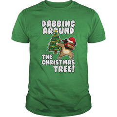 Dabbing Around The Christmas Tree - Christmas T shirt