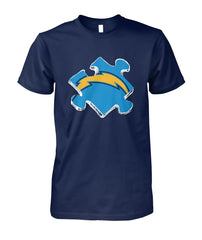 Los Angeles Chargers - Chargers and Puzzle T-shirt