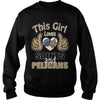 Image of Girl Loves Saints And Pelicans TShirt
