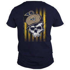 flag skull  rams