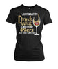 Image of San Francisco 49ers I Just Want To Drink Wine And Watch My 49ers Beat Your Team's Ass Apparel 2018