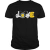 Image of Love Tshirt MICHIGAN WOLVERINES