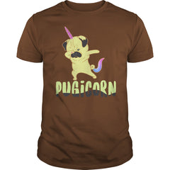Pugicorn T-Shirt, Pug Lovers Tee Funny Birthday Gift