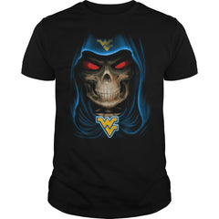 cnh  football  sport skull  West Virginia Mountaineers