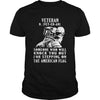 Image of VETERAN - AMERICAN FLAG T SHIRT