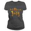 Image of Halloqueens are born in july funny halloween tshirt