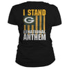 Image of i stand for the national anthem  packers