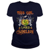 Image of This Girl Loves Chameleon Halloween