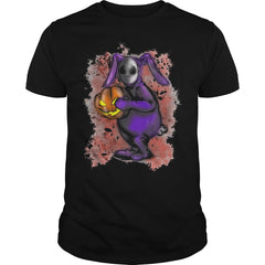 Creepy Cute Bunny Pumpkin Halloween T Shirt