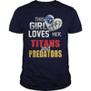 Image of Girl love Titans And Predators T Shirt