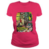 Image of Vintage Style Sci Fi Horror Movie Poster Collage T-Shirt