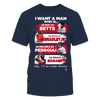 Image of RED SOX - I WANT A MAN FAST STRONG RELIABLE BRAVE
