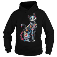 Sugar skull cat