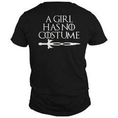A Girl Has No Costume No Name Funny Halloween