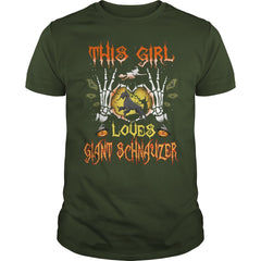 This Girl Loves Giant Schnauzer Halloween