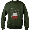 Image of Cat Reindeer Funny Cat T Shirt