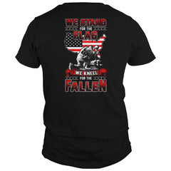 WE STAND FOR THE FLAG