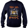Image of This Girl Loves Fox Halloween