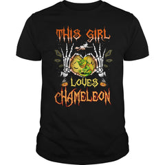 This Girl Loves Chameleon Halloween