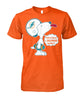 Image of Miami Dolphins - Cute Snoopy T-shirt
