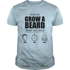 How to grow a beard