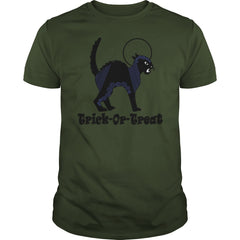 TrickOrTreat Ornate Black Cat  Moon