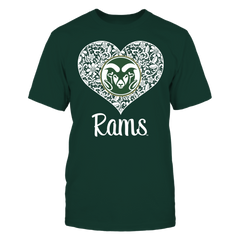 Colorado State Rams - Lace Heart Logo