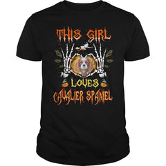 This Girl Loves Cavalier Spaniel Halloween