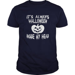 Halloween Shirt Hoodie Gift Inside Pupmkins Head