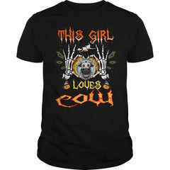 This Girl Loves Cow Halloween