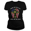 Image of Stand For the flag Kneel For The Cross God Packers FAn