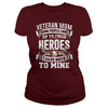 Image of VETERAN MOM T SHIRT I GAVE BIRTH TO MINE